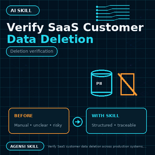 Verify SaaS Customer Data Deletion