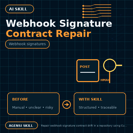 Webhook Signature Contract Repair