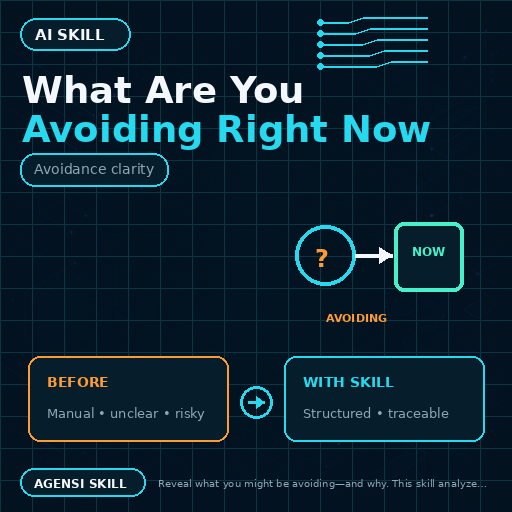 What Are You Avoiding Right Now