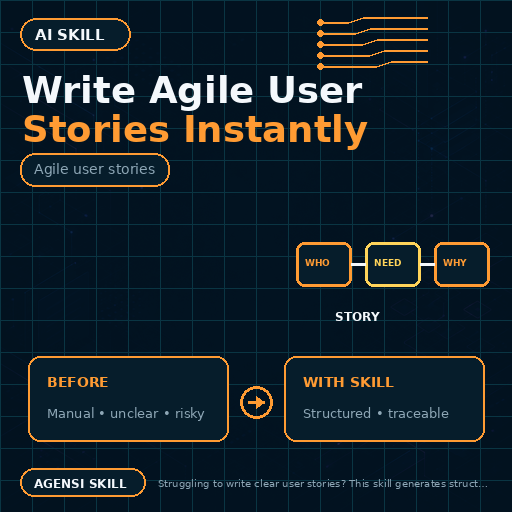 Write Agile User Stories Instantly