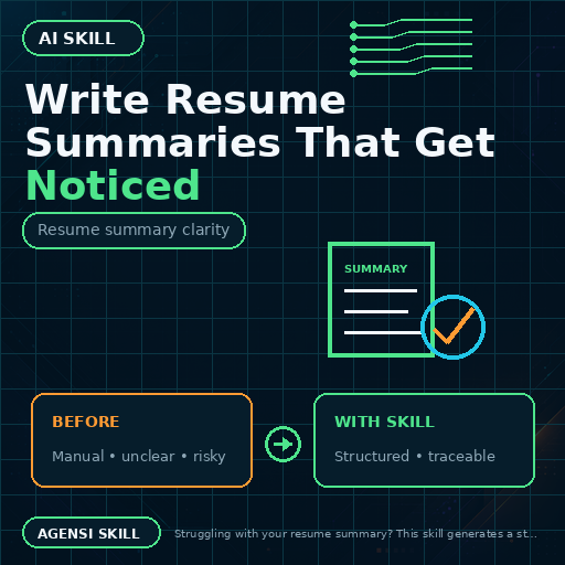 Write Resume Summaries That Get Noticed