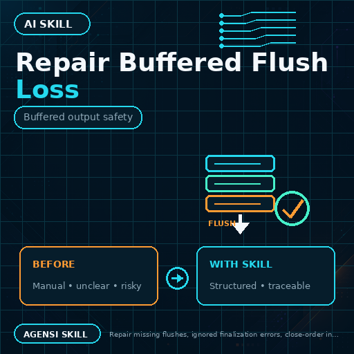 Repair Buffered Flush Loss