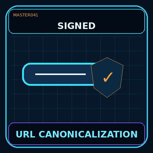 Repair Signed URL Canonicalization
