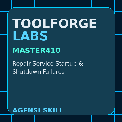 Repair Service Startup & Shutdown Failures