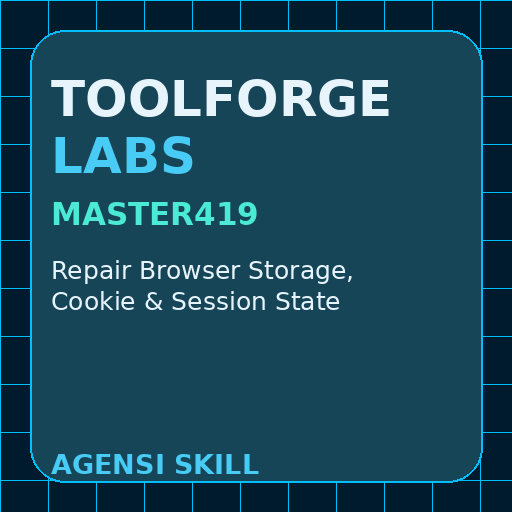Repair Browser Storage, Cookie & Session State
