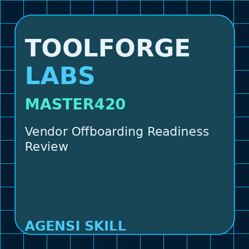 Vendor Offboarding Readiness Review