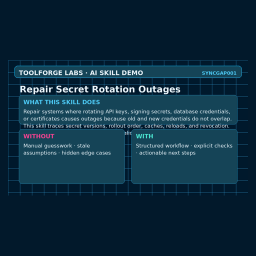 Repair Secret Rotation Outages