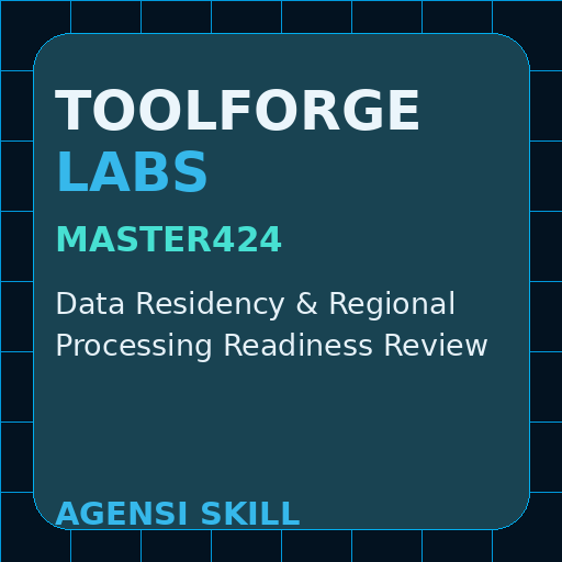 Data Residency & Regional Processing Readiness Review