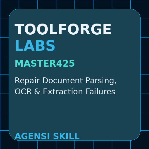 Repair Document Parsing, OCR & Extraction Failures
