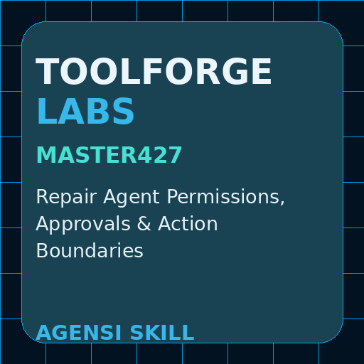 Repair Agent Permissions, Approvals & Action Boundaries