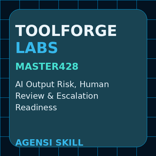 AI Output Risk, Human Review & Escalation Readiness