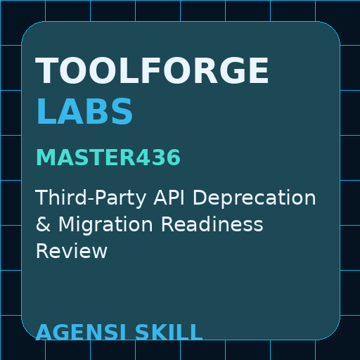 Third-Party API Deprecation & Migration Readiness Review