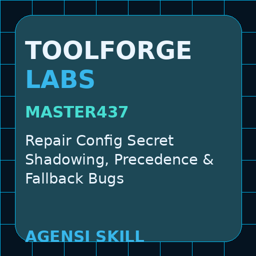 Repair Config Secret Shadowing, Precedence & Fallback Bugs