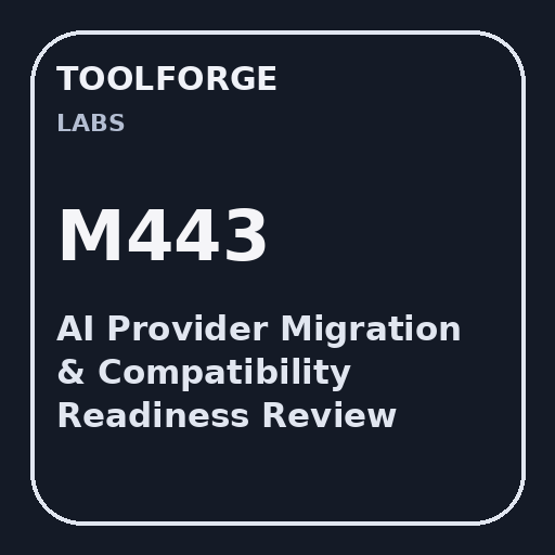 AI Provider Migration & Compatibility Readiness Review
