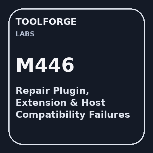 Repair Plugin, Extension & Host Compatibility Failures