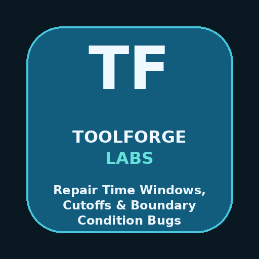 Repair Time Windows, Cutoffs & Boundary Condition Bugs