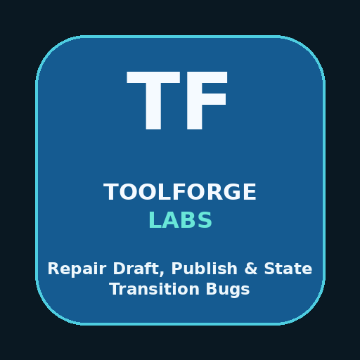 Repair Draft, Publish & State Transition Bugs