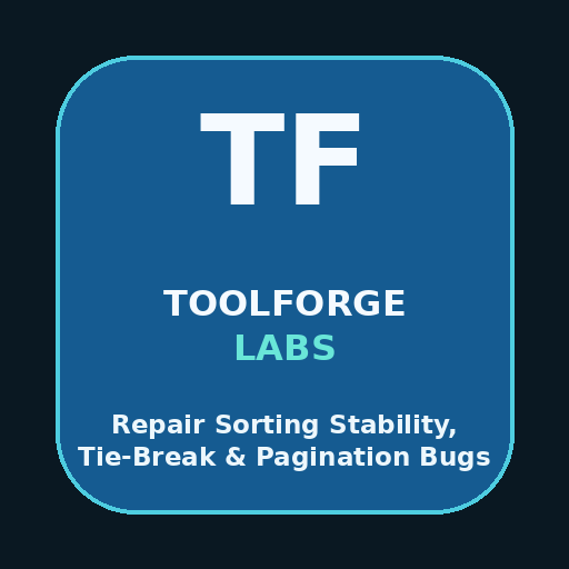 Repair Sorting Stability, Tie-Break & Pagination Bugs