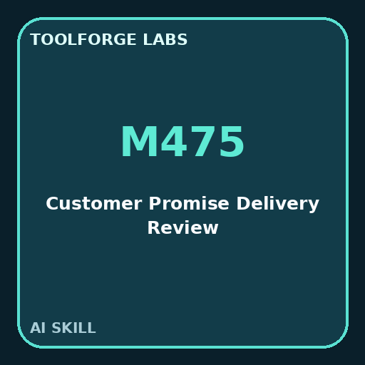 Customer Promise Delivery Review