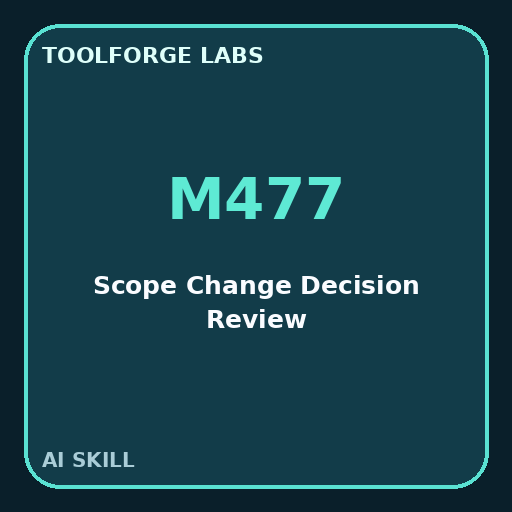 Scope Change Decision Review