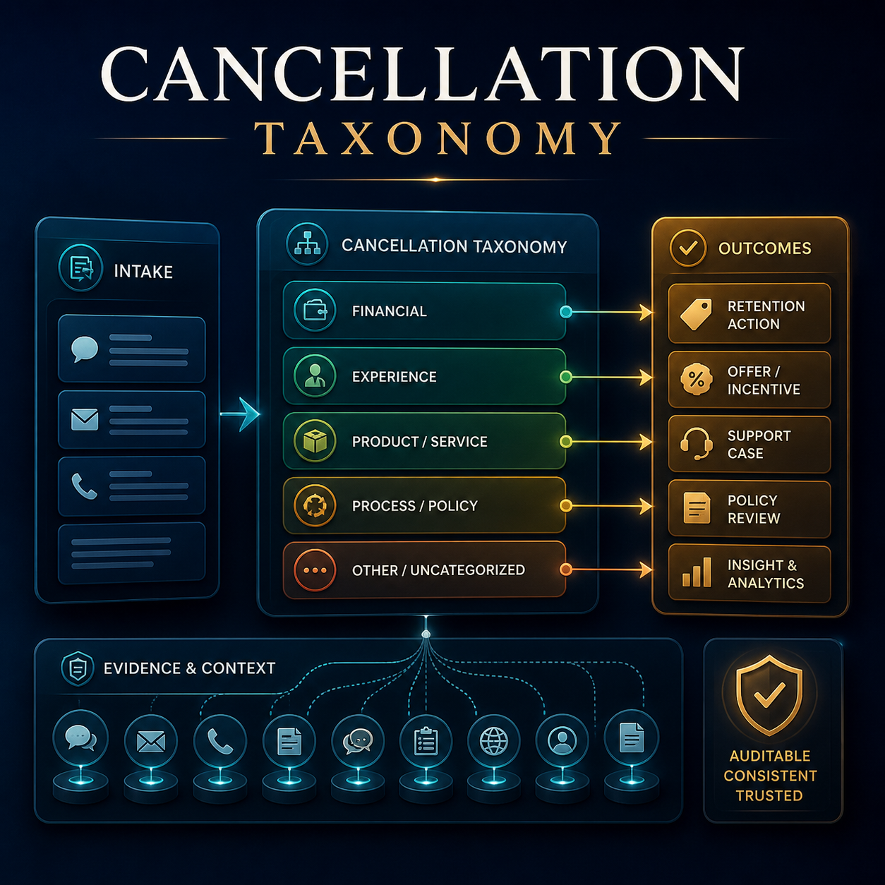 Cancellation Reason Taxonomy Builder