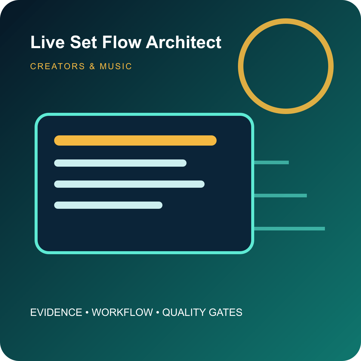 Live Set Flow Architect