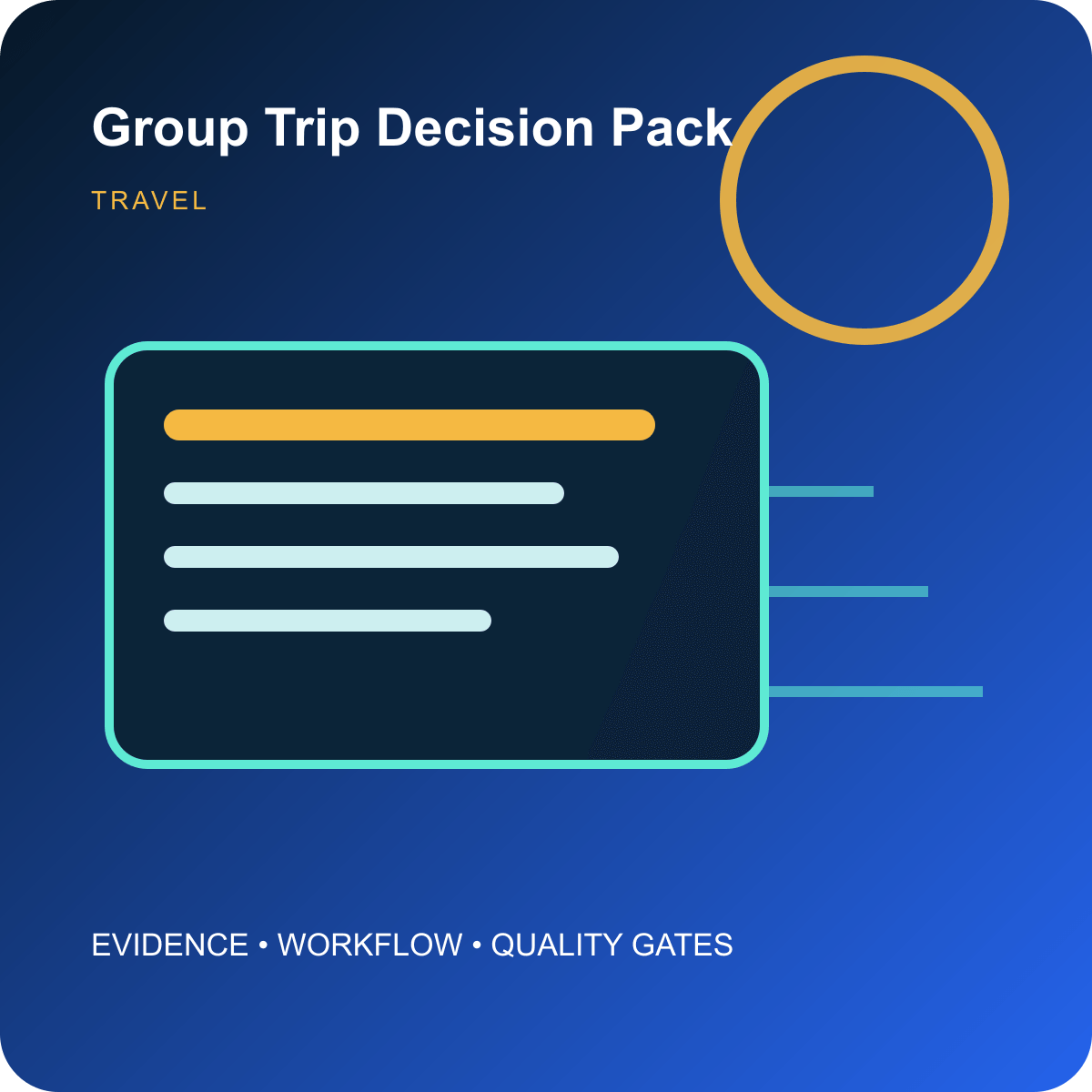 Group Trip Decision Pack